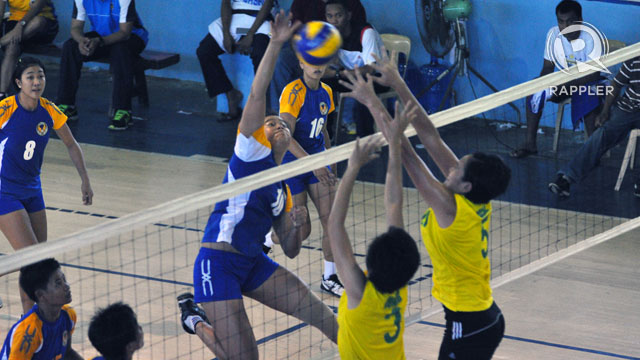 OLD FOES. Army and Air Force rekindle their V-League rivalry. Photo by Rappler/Roy Secretario.