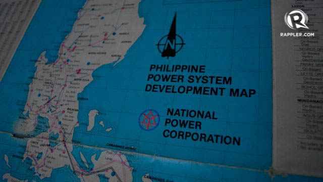 POWER PLAN. Map of the Philippine Power System Development by NAPOCOR inside the Bataan Nuclear Power Plant. Photo by Lean Santos/Rappler