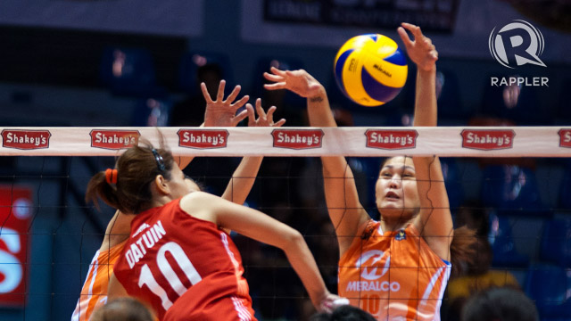 DEFENSE. Penetrante's blocking will be tested by Cagayan's vaunted spikers. Photo by Rappler/Roy Secretario.