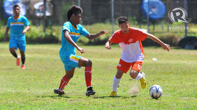 EXCITING. The Palaro 2013 football tournament is bound to be exciting. Photo by Rappler/Roy Secretario.