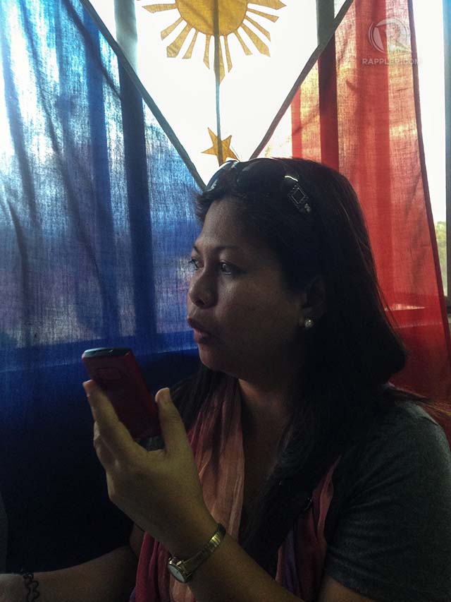 COMPLAINANT. June Sanchez-Obenza discloses irregularities she has seen. Photo by Karlos Manlupig