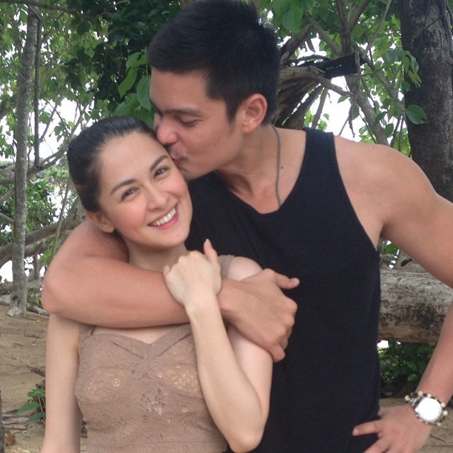 DINGDONG ON A ROLL. With Marian Rivera. Photo from his Facebook