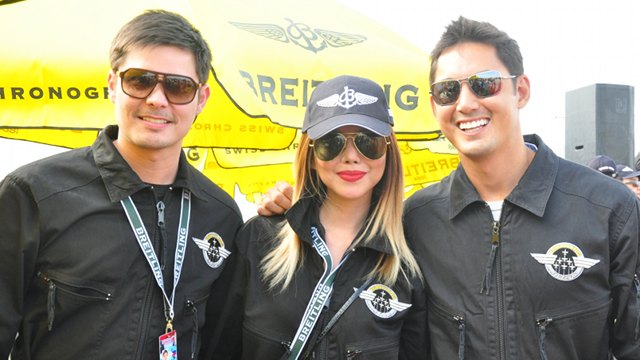 MISSION ACCOMPLISHED. Dingdong Dantes, Bianca Valerio, and Marc Nelson fulfilled lifelong dreams in that flight with the Breitling Jet Team. Photo and video by Katherine Visconti