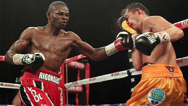 ROCKED. Rigondeaux proved to be the better boxer. Photo by Top Rank/Chris Farinas.