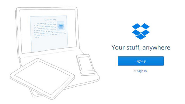DROPBOX UP. Dropbox explains what went wrong and how they'll improve things moving forward. Screen shot from Dropbox