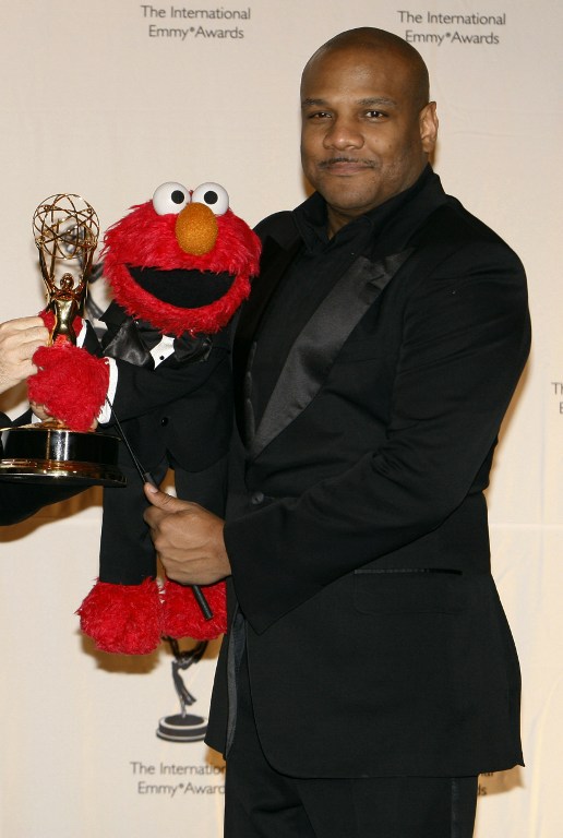 Photo dated November 19, 2007 shows puppeteer Kevin Clash and his Sesame Street character Elmo at the 35th Annual International Emmy Awards in New York. AFP PHOTO/FILES/Stan HONDA