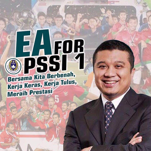 Poster pencalonan Erwin Aksa yang sudah beredar sejak Agustus lalu. 