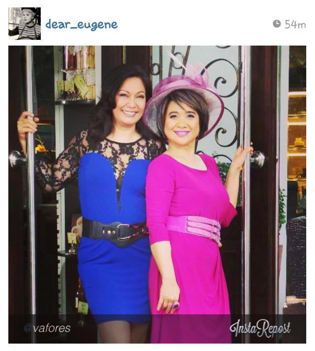 'IT'S OUR FILM.' Marya and Uge. Photo from Eugene Domingo's Instagram