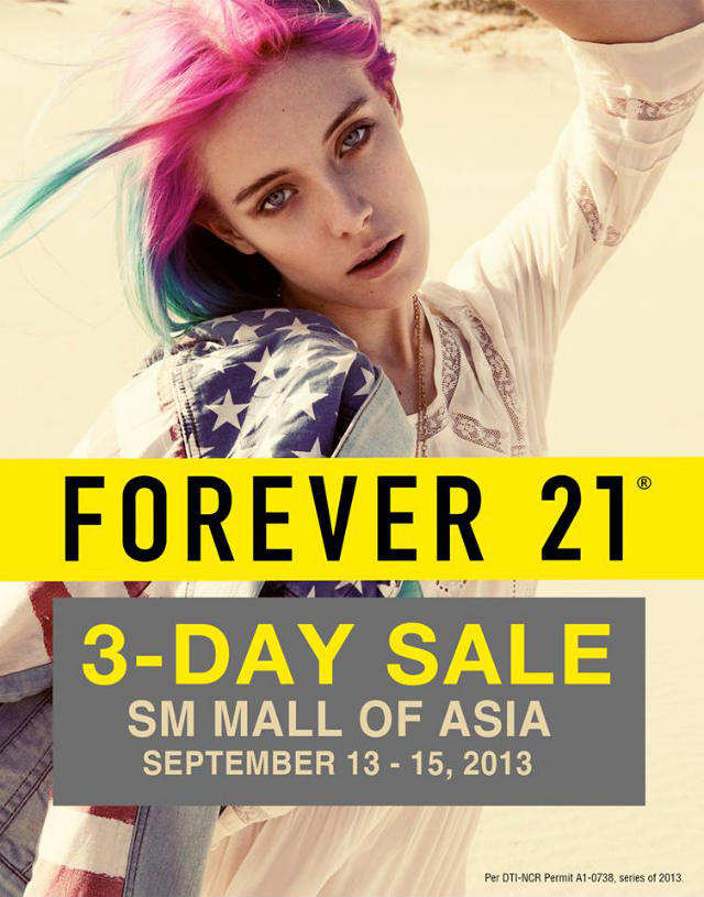 Photo from F21 Philippines' Facebook page.