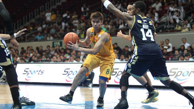 Garcia's basket doesn't count after all, the UAAP Board decided. Photo by Josh Albelda.