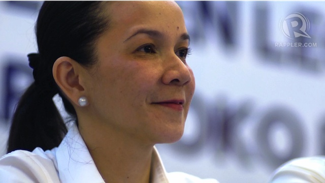 BIG WINNER. Grace Poe-Llamanzares is the big winner in the January 2013 SWS survey, jumping from rank 20 to 10-11. File photo by Dennese Victoria.