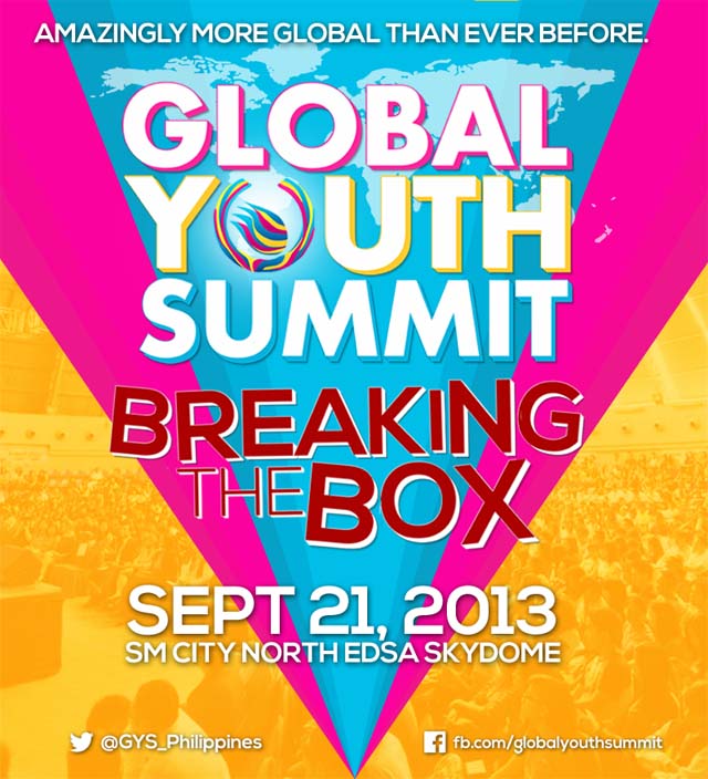 BREAKING THE BOX. The Global Youth Summit 2013