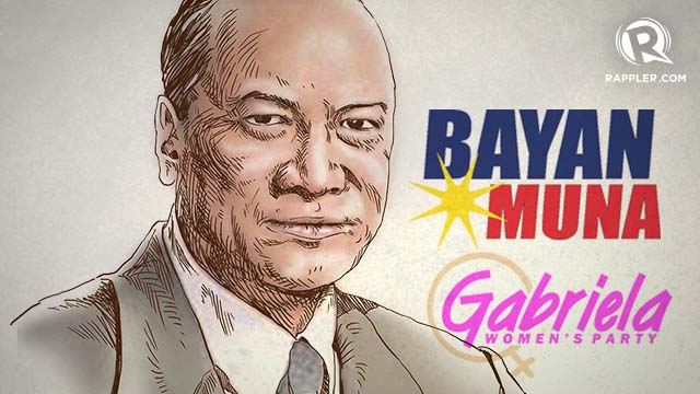Bayan Muna, Gabriela endorse Jun Magsaysay