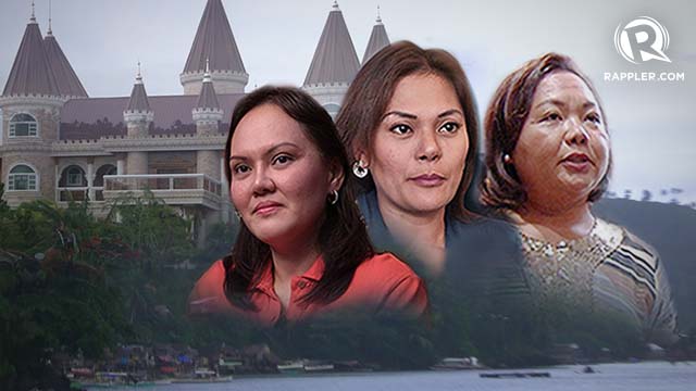 ECLEO VS ECLEO. In her battle to wrest control of the province from her family, Jade finds an ally in Akbayan representative Kaka Bag-ao (far right), who also acts as Dinagat caretaker representative.
