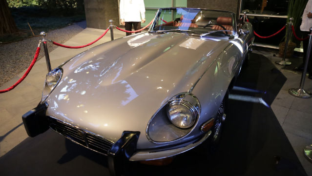 AN OLDIE BUT A GOODIE. Another vintage car owned by the Soongs - a 1971 Jaguar E-type