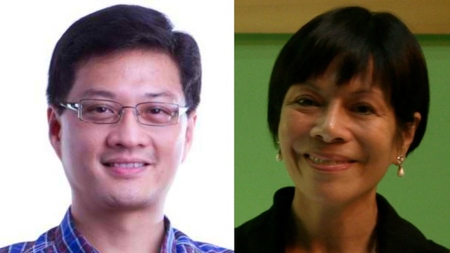 TENSE WEEK: Liberal Party neophytes Toby Tañada and Regina Reyes fight for their seats in the House of Representatives