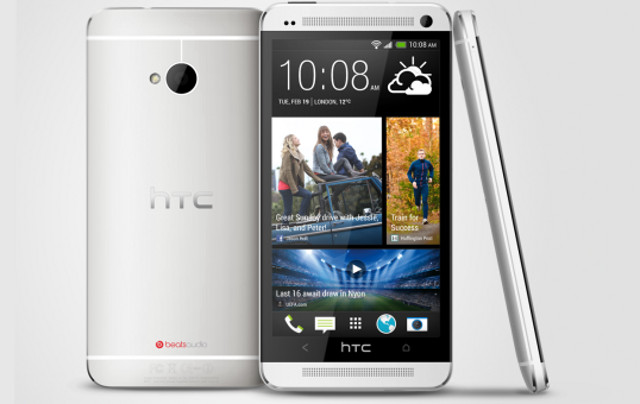 ALL SIDES. The HTC One strikes a pose from all sides. Photo from HTC Blog.