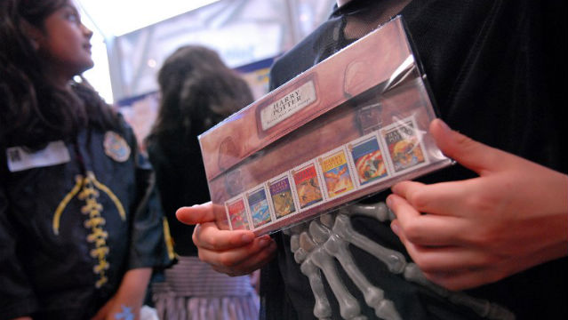 MAGICAL MAIL? Harry Potter stamps delight the fans but US philatelists complain. AFP Photo