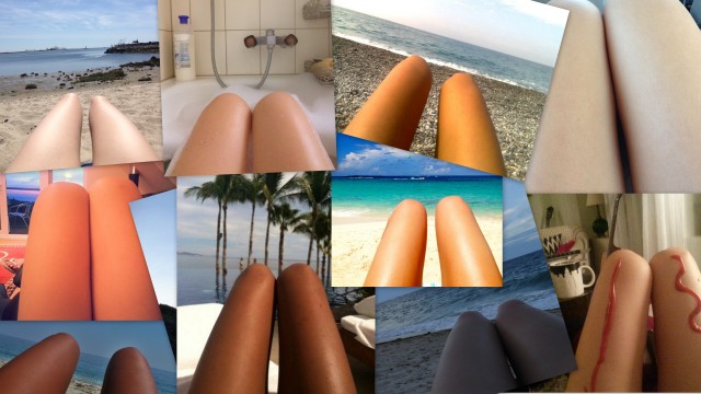 LEGS. This meme makes you wonder whether you're looking at legs or at hotdogs. Images from hot-dog-legs.tumblr.com