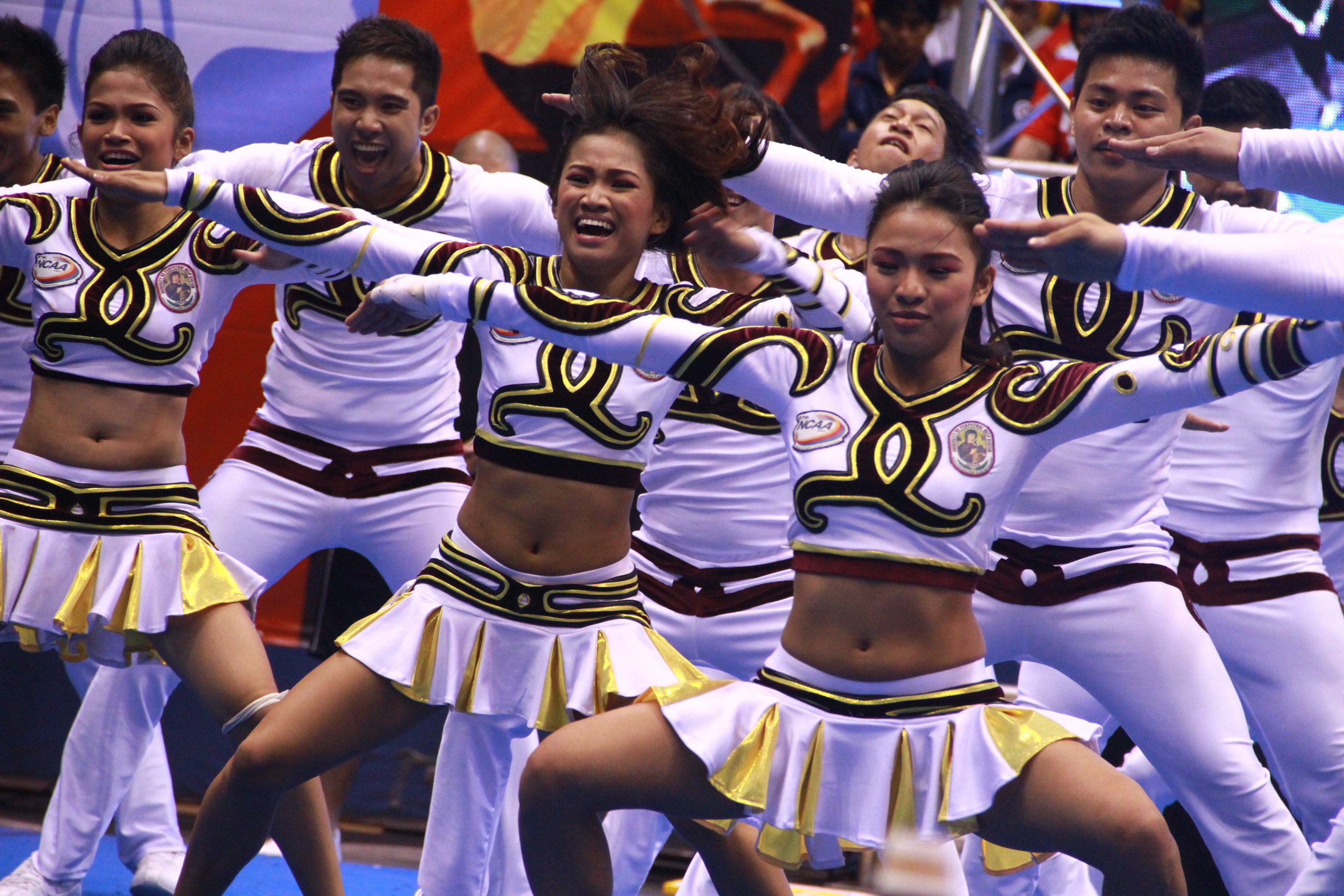 CHEER DANCE CHAMPIONS. University of Perpetual Help took home the title in the 87th NCAA Cheer Dance Competition. Josh Albelda. 