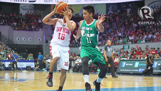ESCAPE ACT. The Lions needed a last-second basket to defeat the Blazers. Photo by Rappler/JM Albelda.