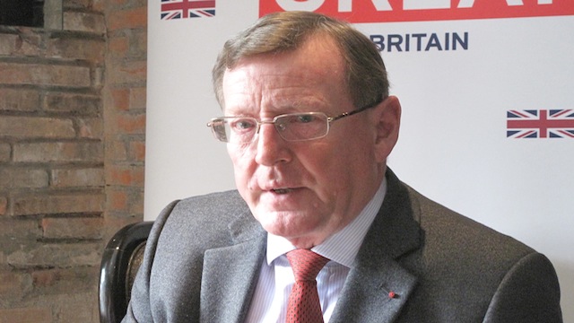 PEACE PROCESS. Lord David Trimble shares his experience on the Northern Ireland Peace Process. Photo by Angela Casauay