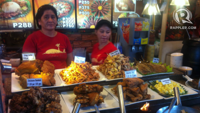 NOT JUST SEAFOOD. Isdang Pulo also offers Crispy Lechon, Chicharon, and other fried treats