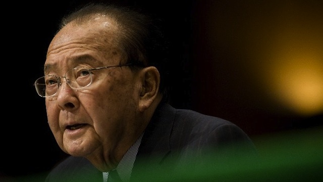 GOODBYE. Photo dated January 14, 2009 shows US Democratic Senator from Hawaii Daniel Inouye during a hearing on Capitol Hill in Washington. Inouye died on December 17, 2012 at the age of 88, according to media reports. AFP PHOTO/FILES/Jim WATSON
