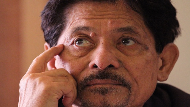 NUR MISUARI. Back from Cairo, MNLF Nur Misuari accuses the government of conspiracy with Malaysia. Photo by Jedwin Llobrera