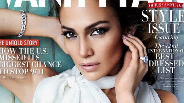 SHE WORKS IT. Any eye treatment looks good on J.Lo, like this smoky eye on the cover of Vanity Fair in 2011. Image from Facebook