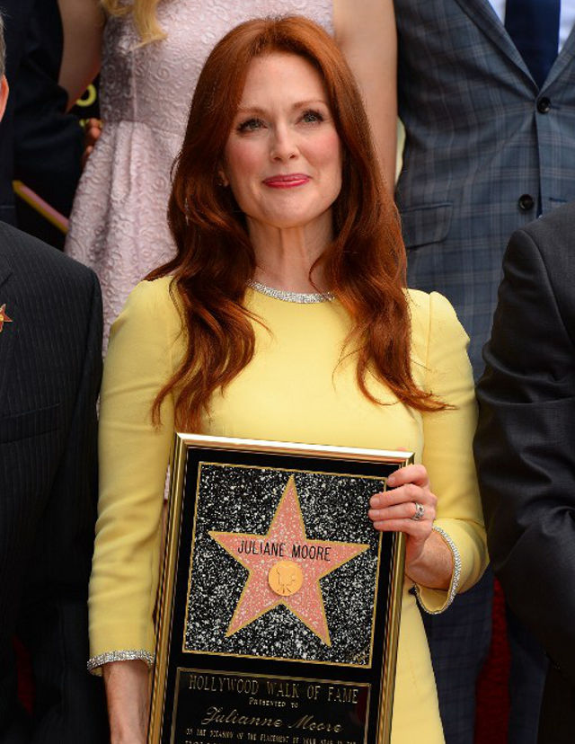 HONOR. Moore at the Walk of Fame. Photo: Mark Davis/Getty Images/AFP