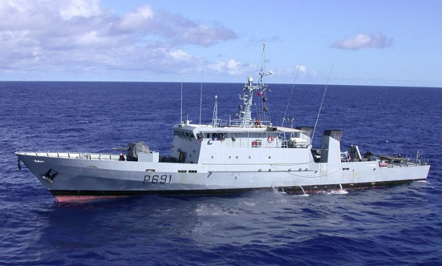 NEW SHIP. The 26-year-old "La Tapageuse" vessel is likely to be the first of several French ships that will be acquired by the Philippine coastguard. July 2003 file photo from Wikimedia Commons/user Rama