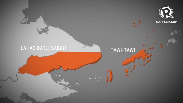 SENT BACK. Philippine authorities are doing their best to prevent uproots of the Sulu sultan from going to reach Sabah by boat from Tawi-Tawi. Graphic by Teddy Pavon