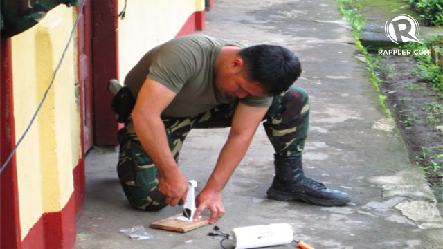 INSTALLATION. CCTV cameras were installed in major voting precincts in Lanao del Sur. Photo from the 1st Infantry (Tabak) Division of the Philippine Army