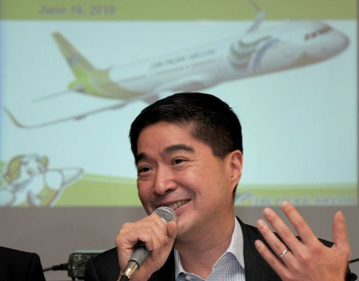 Cebu Pacific president and CEO Lance Gokongwei. Photo from AFP