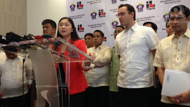 NOTHING FINAL. Taguig mayor Lani Cayetano says the city will exert all efforts to change the CA ruling. Photo by Rappler/Bea Cupin
