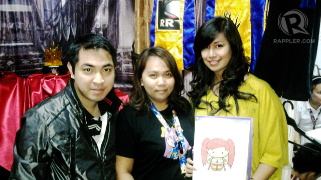 LU CITY. The Team Manila booth features a community of competitive MMO players.