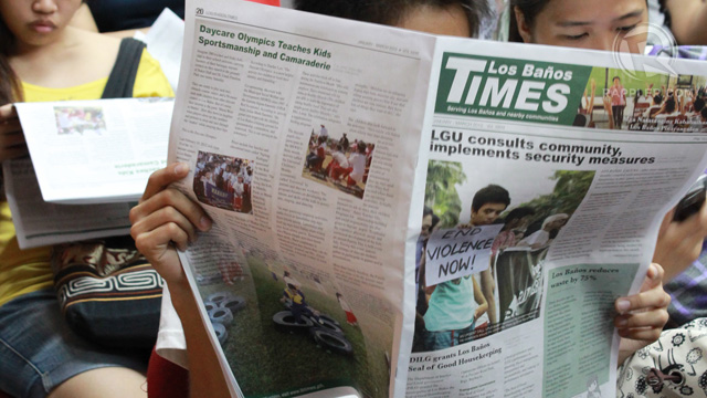 LB TIMES. The UPLB publication has embraced social media as a tool to inform, engage and empower Los Baños and nearby communities. Photo by Hoang Vu