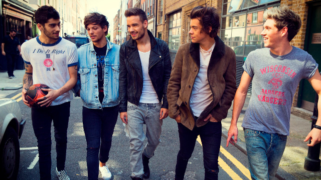 WINNERS. UK boy-band One Direction was named MTV's Stars of 2013. Photo from MTV