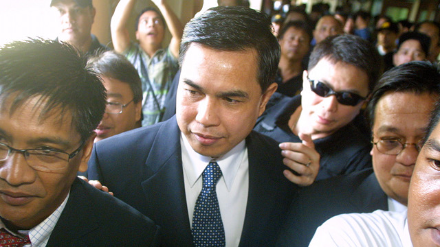 FUGITIVE NO MORE. In this file photo, former police Senior Supt Cezar Mancao attends a court hearing on the Dacer-Corbito case. File photo by Jose Del