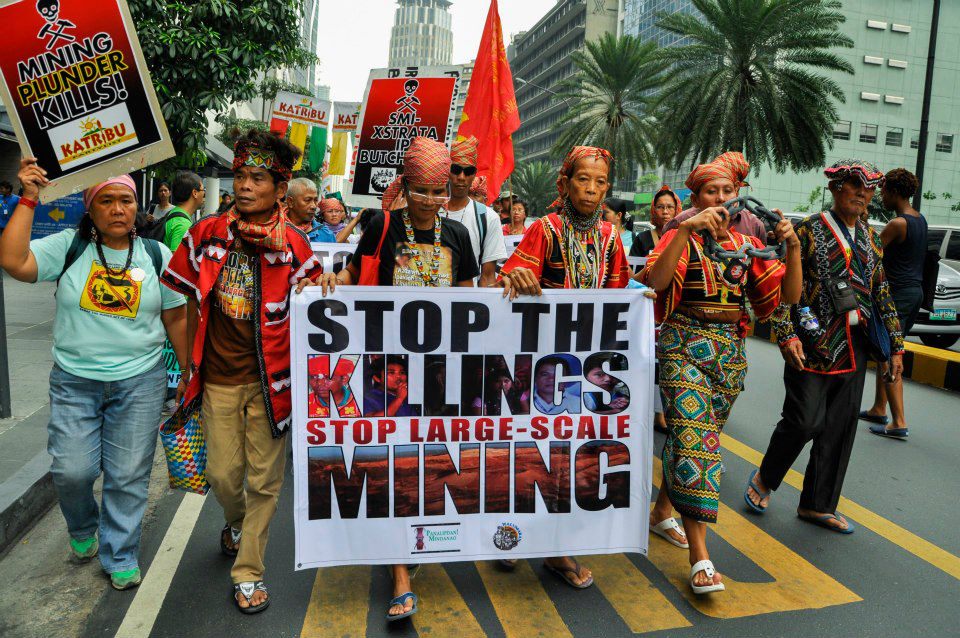 JOURNEY FOR JUSTICE. Indigenous peoples from Mindanao marched in Manila in observance of the International Human Rights Day. Photo from Manilakbayan Facebook page
