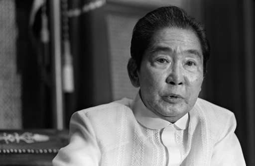 Philippine President Ferdinand Marcos during a March 1985 interview with the Agence France-Presse at Malacañang Palace in Manila. FILE/AFP/ROMEO GACAD