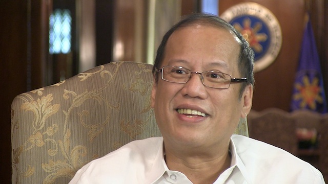 Philippine President Benigno Aquino III during an interview with Rappler, October 17, 2012.