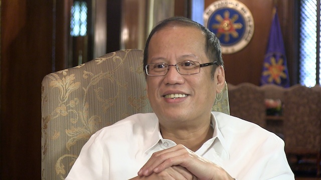 Philippine President Benigno Aquino III during an interview with Rappler, October 17, 2012.