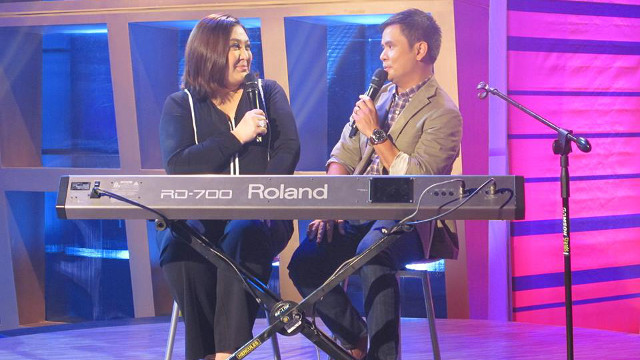 'MY PLEASURE.' The Megastar (Sharon) and the Songwriter (Ogie). Photo from the show's Facebook
