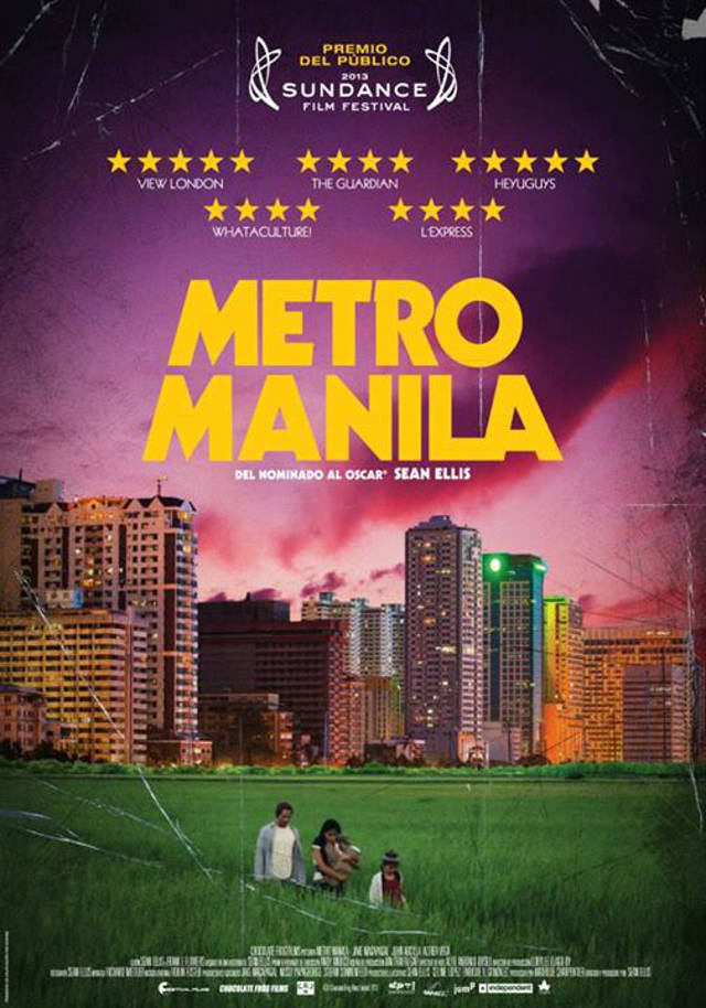 COLORS, CONTRAST. An official poster of the film. Images from the Facebook of 'Metro Manila'