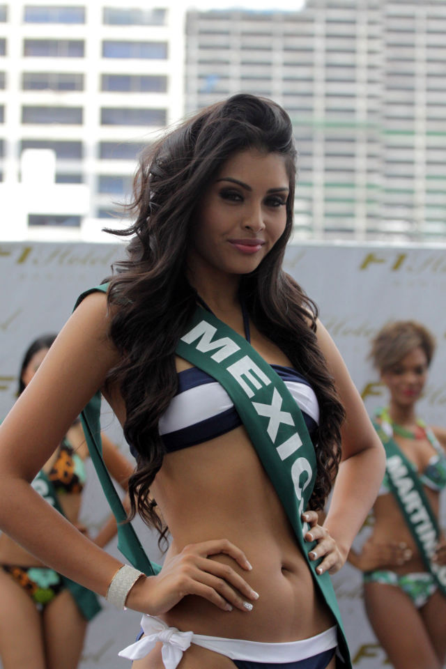 FEMME FATALE. Miss Mexico Yuselmi Cristal Silva admits to having an interest in boxing.