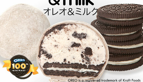 MOCHIKO, AISHITERU! Chewy mochi and Oreo ice cream combined. What can go wrong? Image from Mochiko's Facebook page