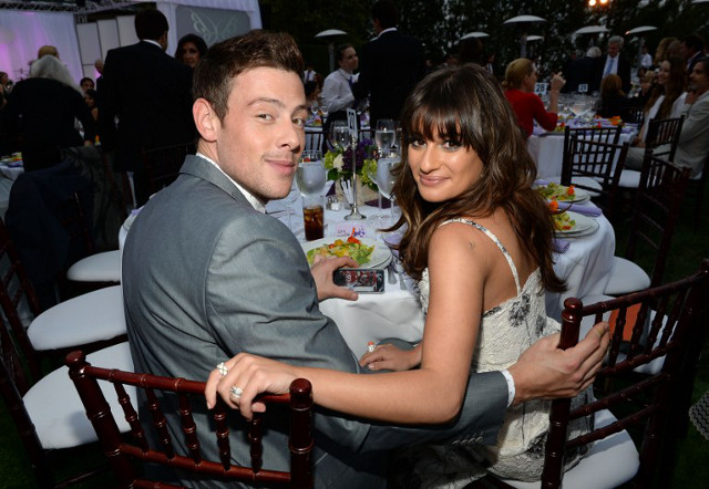 MONTEITH AND MICHELE. Photo taken about a month before Monteith’s death. Michael Buckner/Getty Images/Chrysalis/AFP