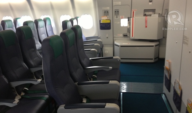 LEGROOM. Passengers can opt to pay for seats with more legroom.